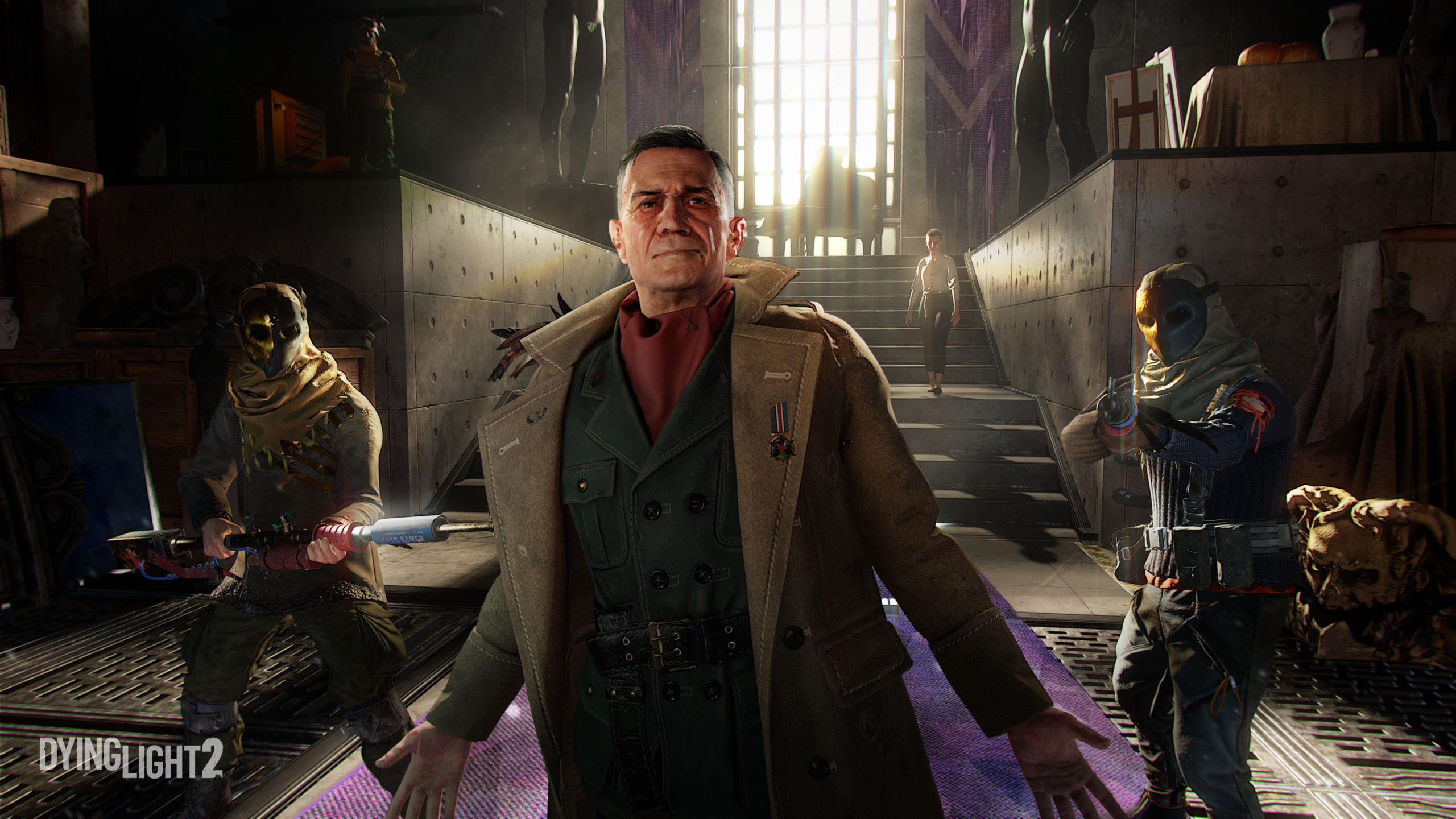Dying Light 2 gameplay featuring The General, a key figure in the game's narrative.